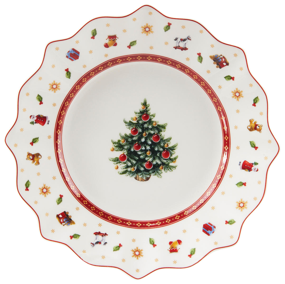 FRÜHSTÜCKSTELLER Multicolor, Rot, Weiß 24 cm Toys Delight  - Rot/Multicolor, Basics, Keramik (24cm) - Villeroy & Boch