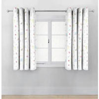 OTROŠKA ZAVESA  pol prosojno   183/168 cm  - siva, Basics, tekstil (183/168cm)