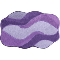 BADTEPPICH Carmen Flieder 80/140 cm  - Flieder, Basics, Kunststoff/Textil (80/140cm) - Grund