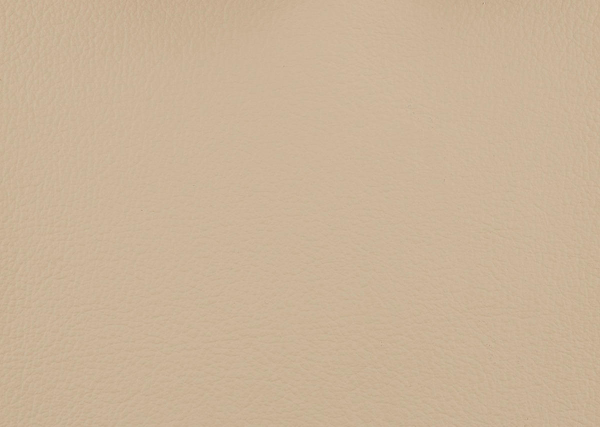 ECKSOFA  in Echtleder Beige  235/248 cm  - Beige/Alufarben, Design, Leder/Metall (235/248cm) - Beldomo Premium