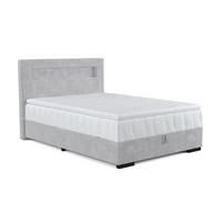 ČALOUNĚNÁ POSTEL, 120/200 cm, šedá - šedá/černá, Basics, dřevo/kompozitní dřevo (120/200cm) - Esposa