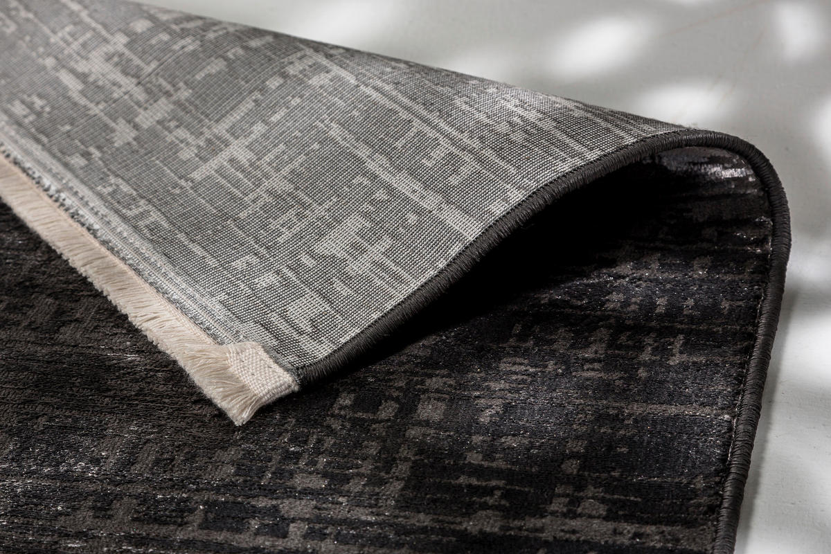 WEBTEPPICH 200/300 cm Lines  - Anthrazit, Design, Textil (200/300cm) - Joop!