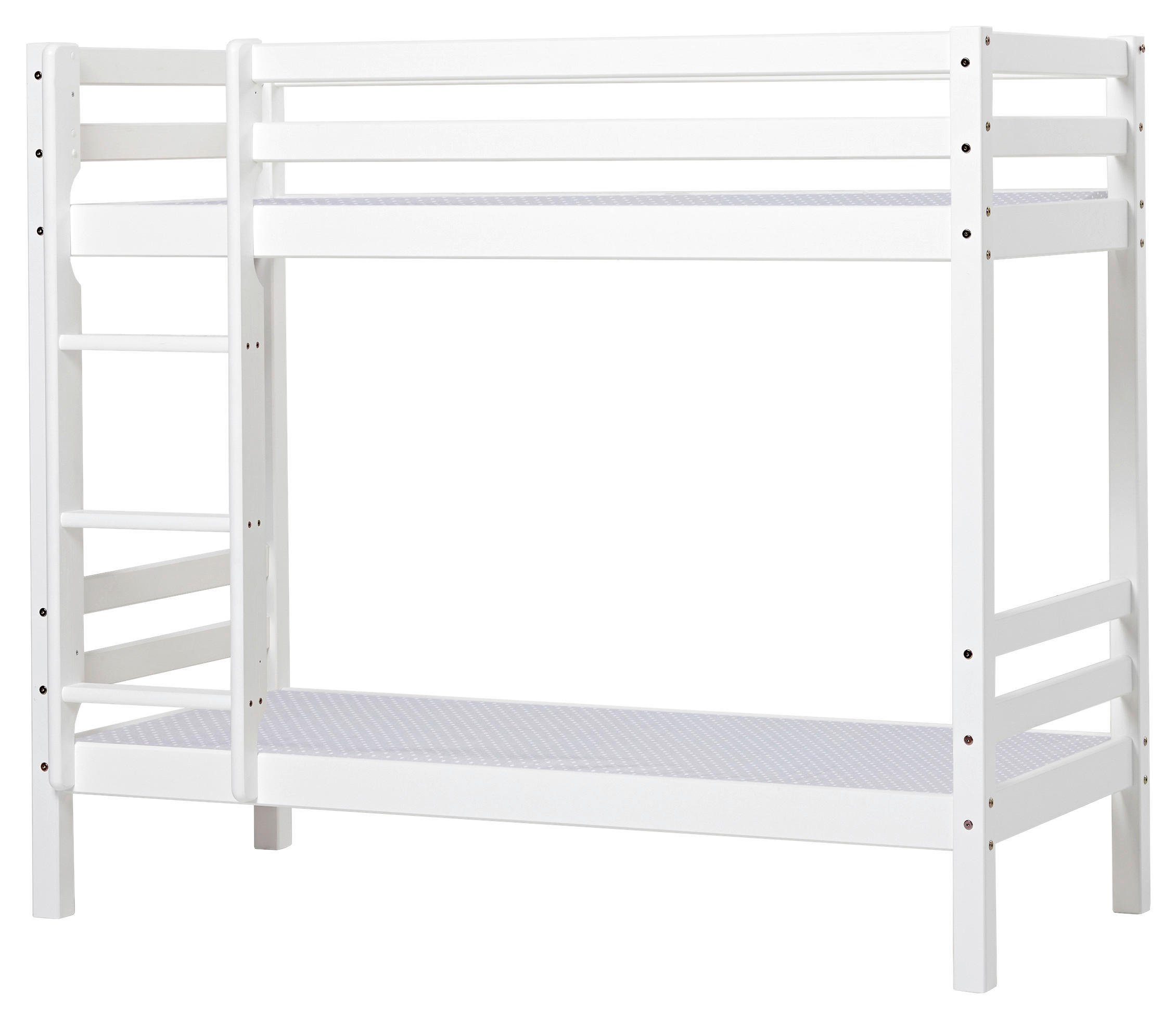 ETAGENBETT - Weiß, MODERN, Holz (70/160cm) - MID.YOU