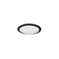 LED-DECKENLEUCHTE 29/8 cm   - Schwarz/Weiß, Basics, Kunststoff (29/8cm) - Trio Leuchten