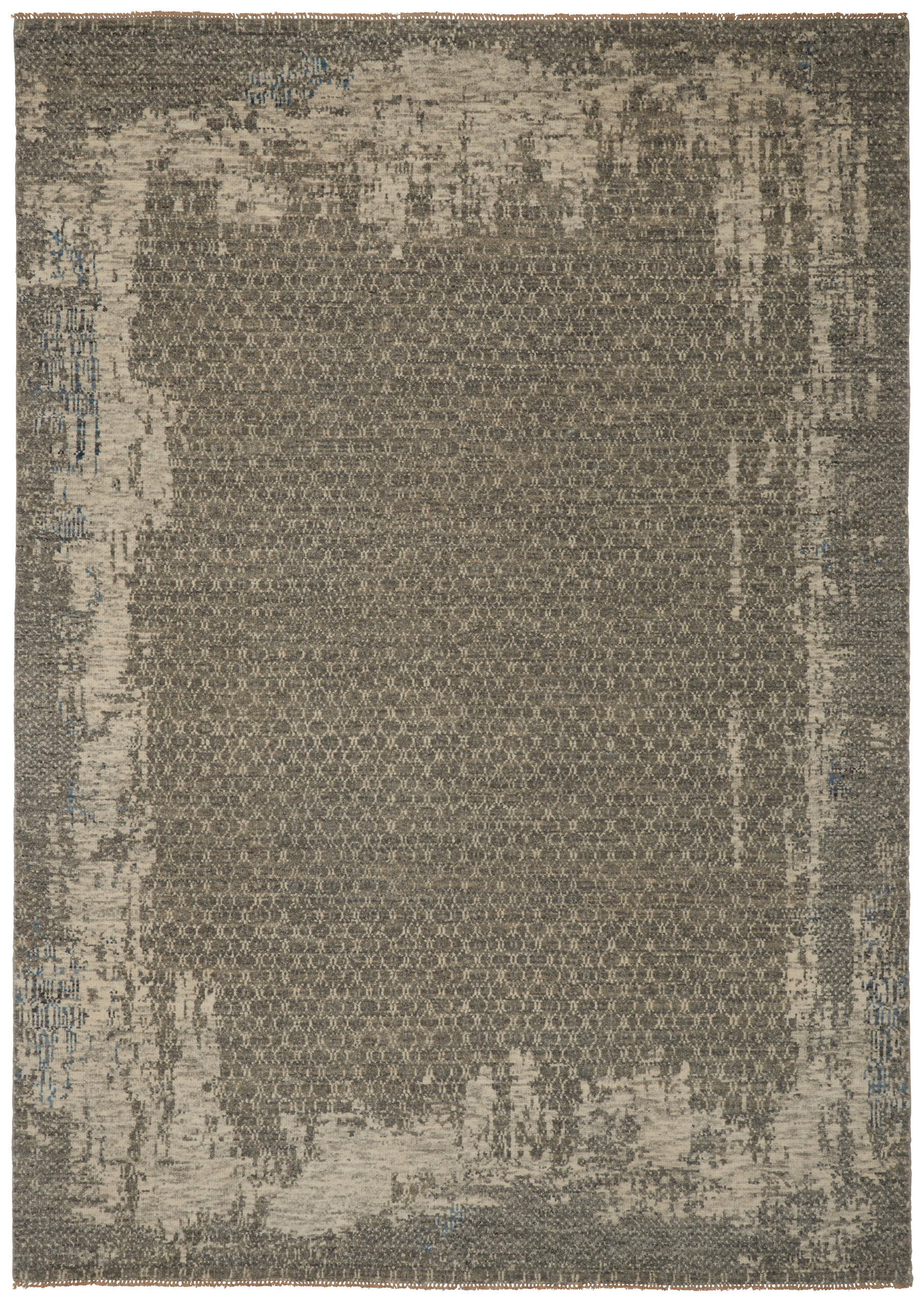 ORIENTTEPPICH 160/230 cm Karakum Grey Grau, Naturfarben  - Naturfarben/Grau, Design, Textil (160/230cm) - Cazaris
