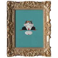 ART PRINT 44/54 cm  - alb/auriu, Trend, plastic/hârtie (44/54cm) - Monee