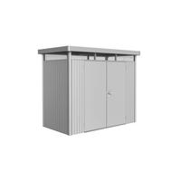 GERÄTEHAUS 275/222/155 cm  - Silberfarben, Design, Metall (275/222/155cm) - Biohort