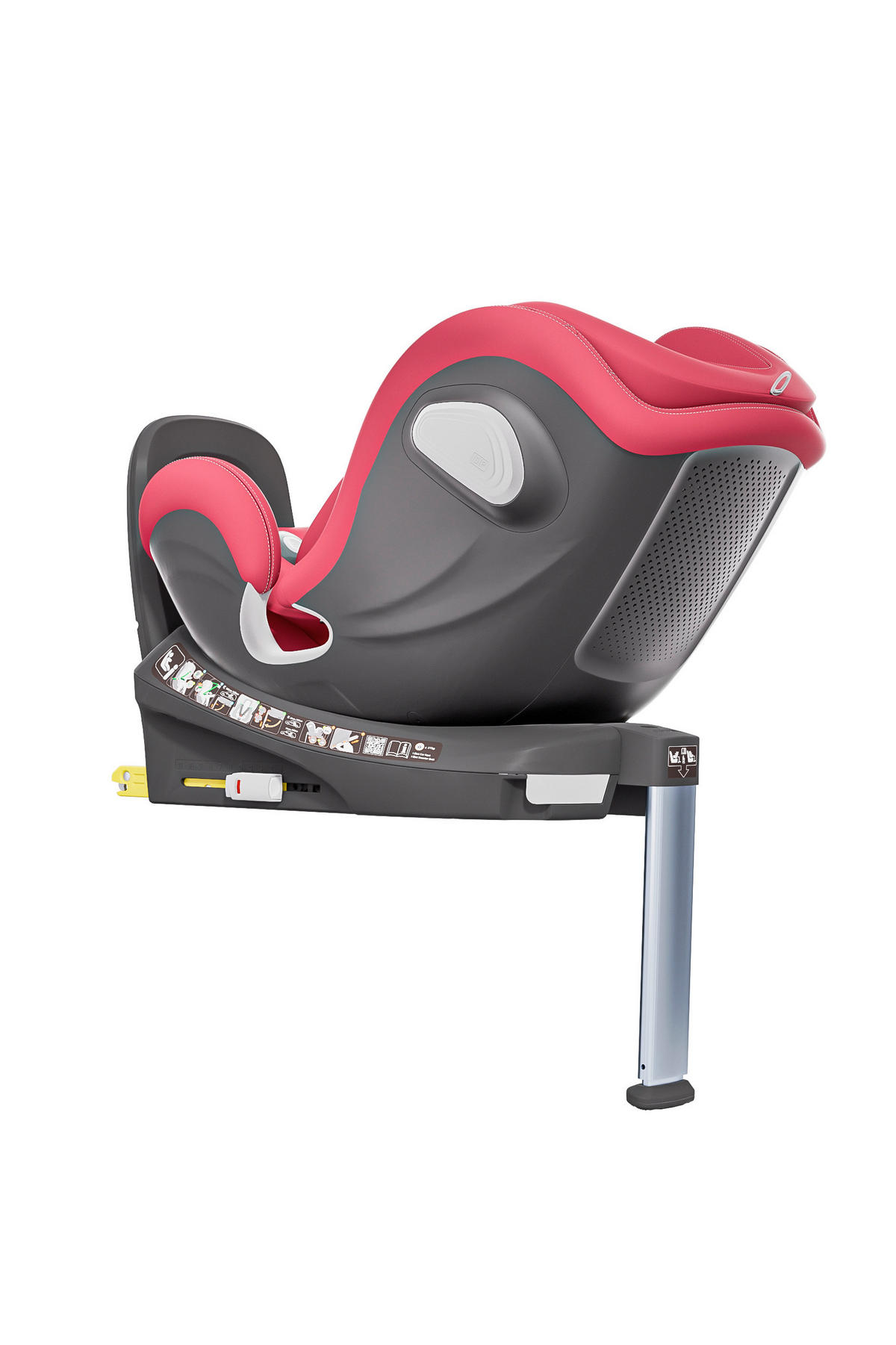 REBOARDER-KINDERSITZ Swan Fix  - Rot, Basics, Kunststoff/Textil (44/77/58.5cm) - AVOVA
