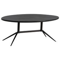 COUCHTISCH in Holz 90/50/35 cm  - Schwarz, Design, Holz/Metall (90/50/35cm) - MID.YOU