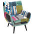 SESSEL Multicolor - Dunkelbraun/Multicolor, LIFESTYLE, Holz/Textil (74/87/78cm) - Carryhome SESSEL Multicolor - Dunkelbraun/Multicolor, LIFESTYLE, Holz/Textil (74/87/78cm) - Carryhome