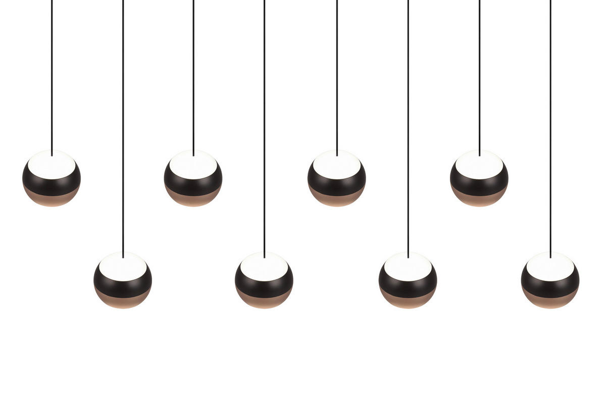 LED-HÄNGELEUCHTE 150/13/200 cm    - Schwarz, Design, Metall (150/13/200cm) - Trio Leuchten