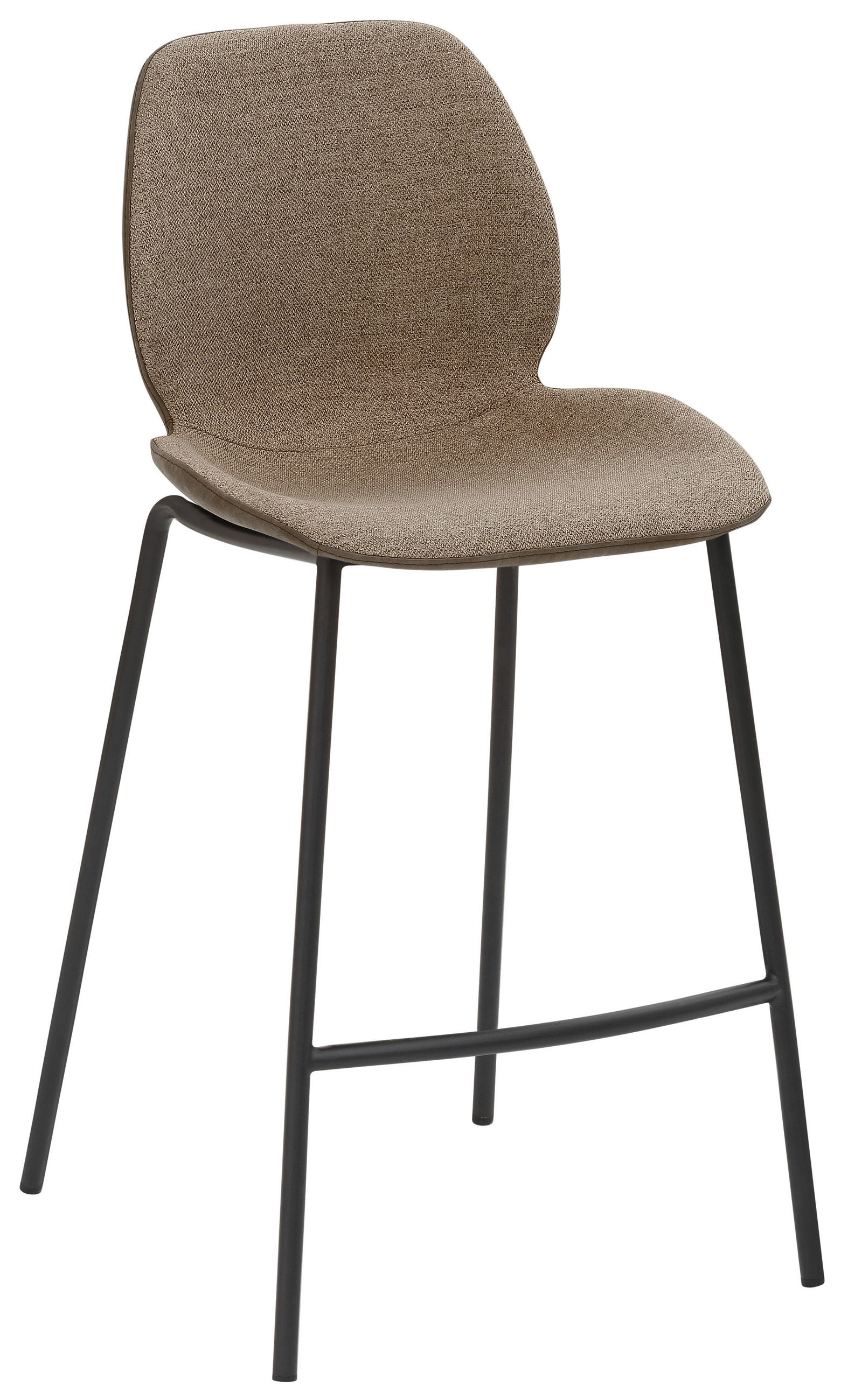 TRESENSTUHL in Schlammfarben, Sandfarben  - Sandfarben/Schlammfarben, KONVENTIONELL, Textil/Metall (49/97/53cm) - Livetastic