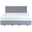 BOXSPRINGBETT 180/200 cm  in Grau  - Schwarz/Grau, Design, Holzwerkstoff/Kunststoff (180/200cm) - Esposa