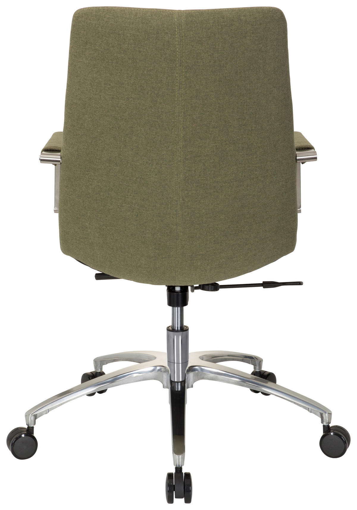 OTOČNÁ ŽIDLE, plochá tkanina, zelená - zelená/barvy hliníku, Moderní, kov/textil (57/100/75cm) - MID.YOU