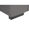 ECKSOFA Anthrazit Struktur  - Anthrazit/Schwarz, Design, Kunststoff/Textil (284/205cm) - Xora