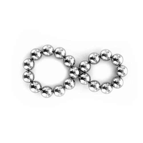 MAGNETSET  - Silberfarben, Basics (0,5cm)