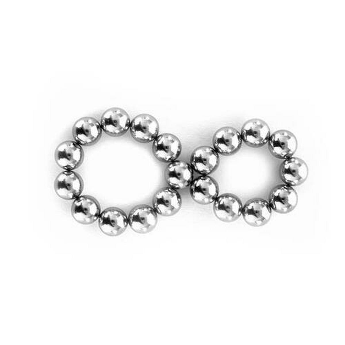 MAGNETSET  - Silberfarben, Basics (0,5cm)