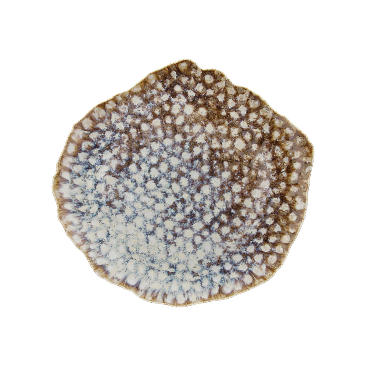 PLITVI KROŽNIK  REEF MARINE      32/30/3 cm   - večbarvno, Basics, keramika (32/30/3cm) - Tognana