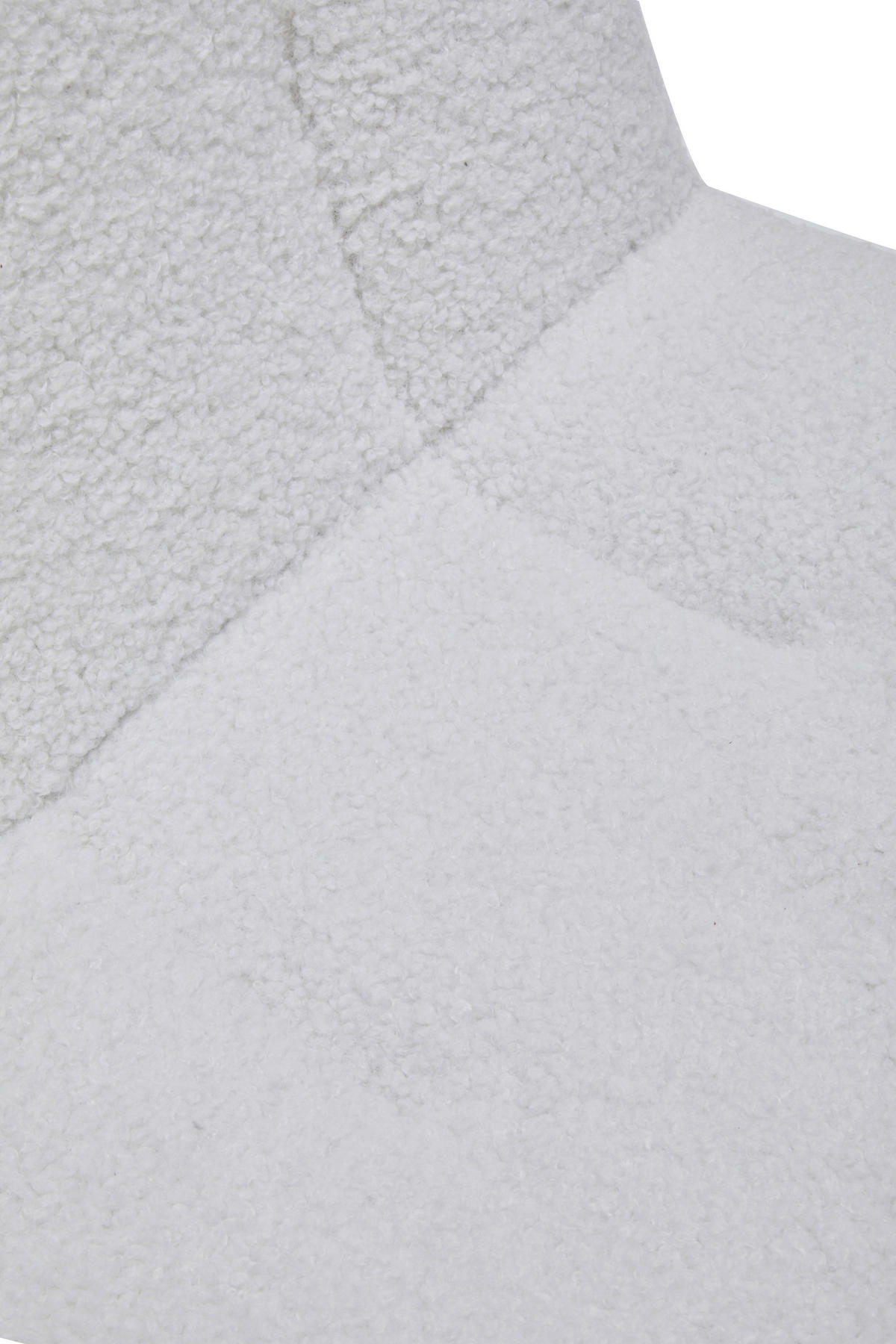 SESSEL Bouclé Weiß    - Schwarz/Weiß, MODERN, Textil/Metall (74/67/93cm) - MID.YOU
