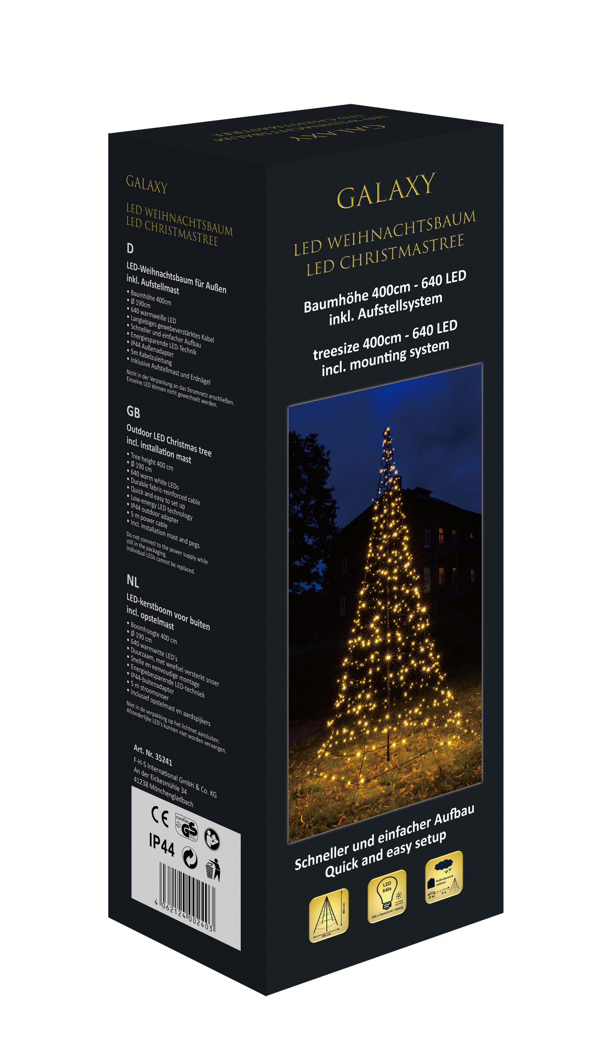 WEIHNACHTSBAUM  - Basics, Metall (400cm)