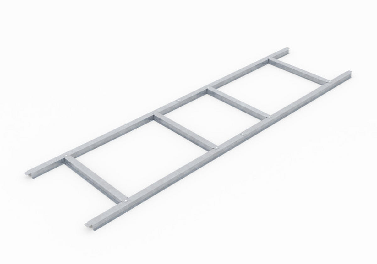 FUNDAMENT - Silberfarben, Basics, Metall (184/2,6/98cm)