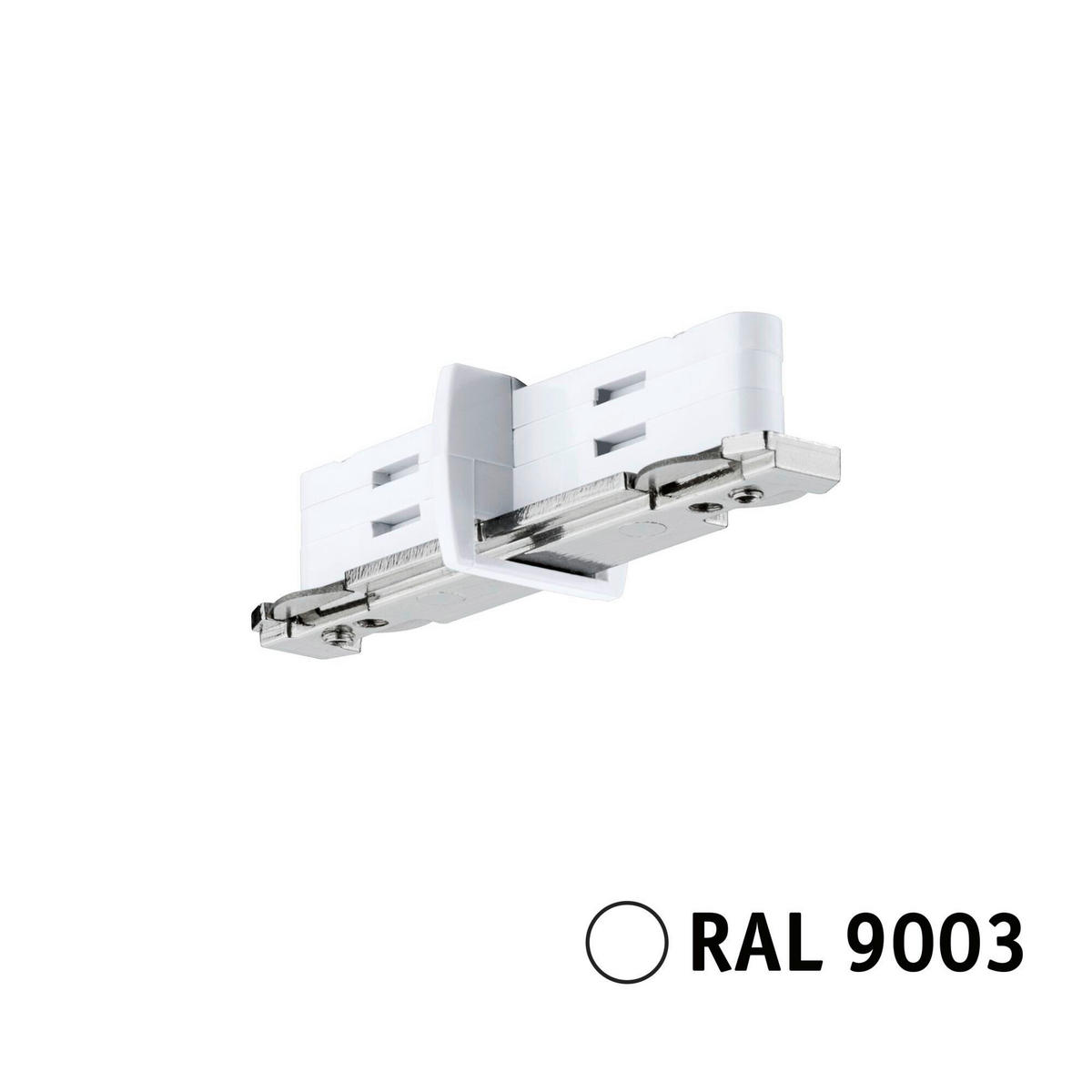 SCHIENENSYSTEM-STROMTRENNER URail Stromtrenner 7,0/1,8/1,8 cm   - Weiß, Basics, Metall (7,0/1,8/1,8cm) - Paulmann