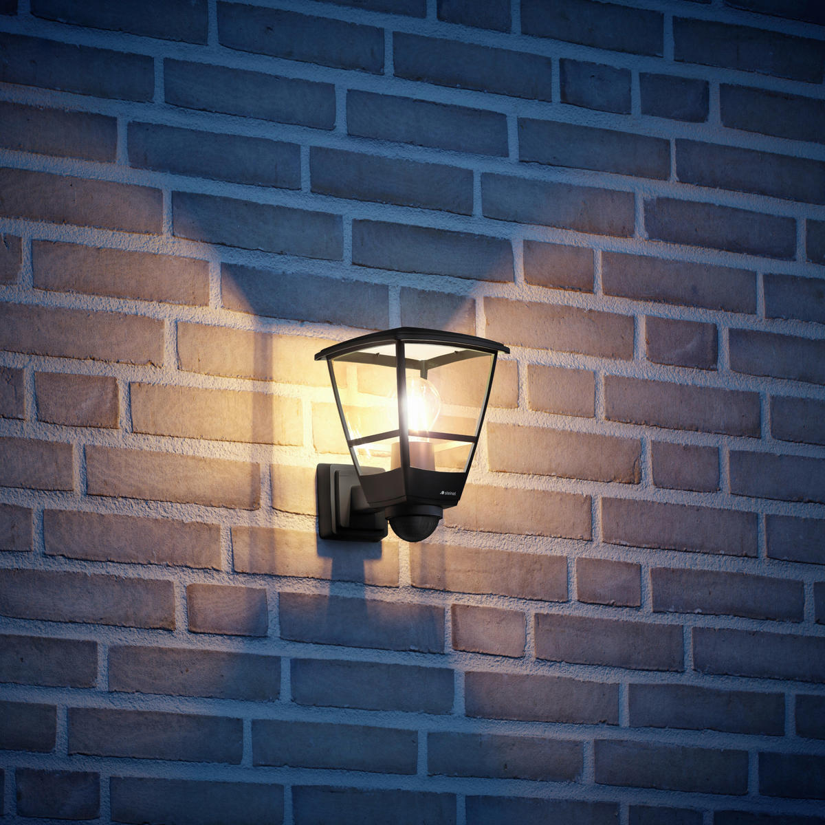 LED-AUßENLEUCHTE 22.4/17.5/25.5 cm   - Schwarz (22.4/17.5/25.5cm) - Steinel