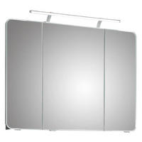 SPIEGELSCHRANK 90/72/17 cm  - Weiß, Basics, Glas/Holzwerkstoff (90/72/17cm) - Sadena