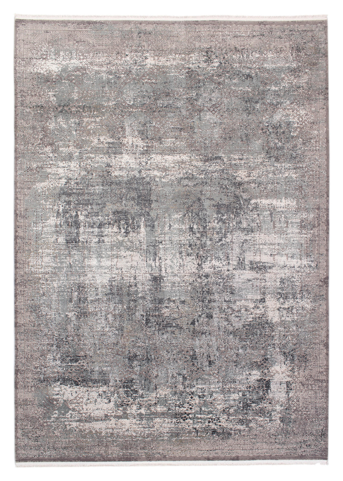 WEBTEPPICH 160/230 cm Apollo  - Dunkelgrau/Hellgrau, Design, Textil (160/230cm) - Musterring