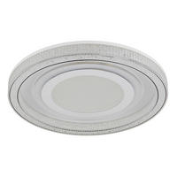 LED-TAKLAMPA ALSUNA 48/7 cm  - klar/vit, Klassisk, metall/plast (48/7cm) - Globo