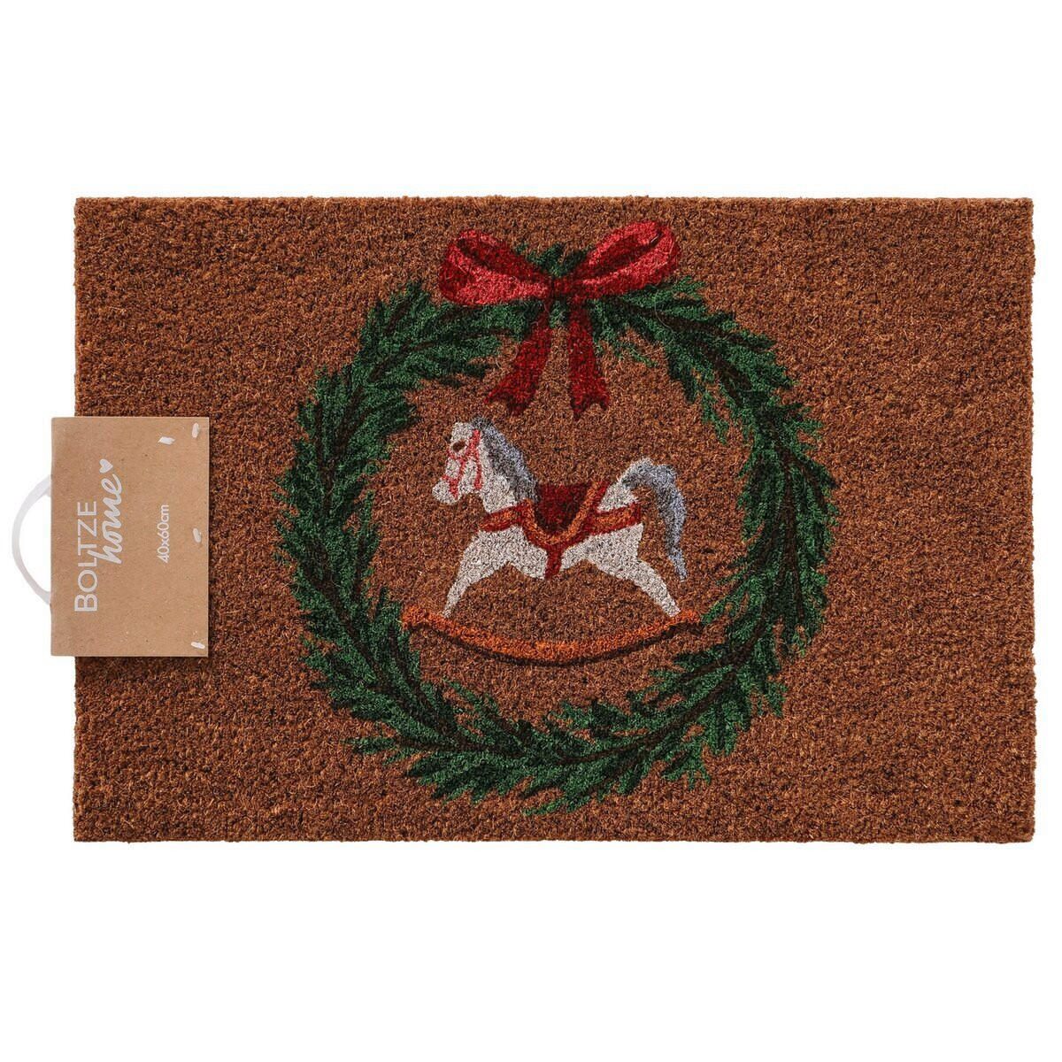 FUSSMATTE   Grün   - Grün, Basics, Textil (60/40/1,5cm) - Boltze Home