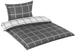 OBOJESTRANSKA POSTELJNINA 140/200 cm saten antracit  - antracit, Konvencionalno, tekstil (140/200cm) - Esposa