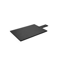 SCHNEIDEBRETT Cut & Serve  - Dunkelgrau/Anthrazit, Basics (49/25/0,7cm) - WOLL