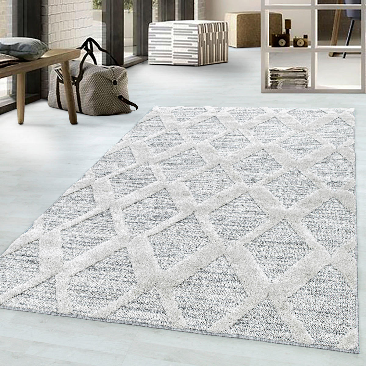 TKANI TEPIH 240/340 cm   siva  Pisa 4703 grau  - siva, Konvencionalno, tekstil (240/340cm)
