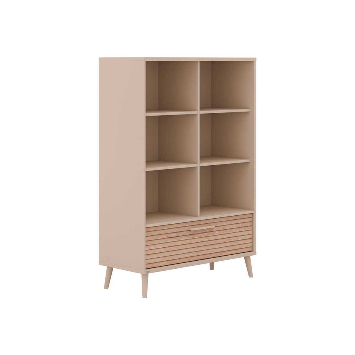 BABYREGAL Eefje Beige, Eichefarben  - Eichefarben/Beige, Basics, Holzwerkstoff (94,8/139,2/41,1cm) - Paidi