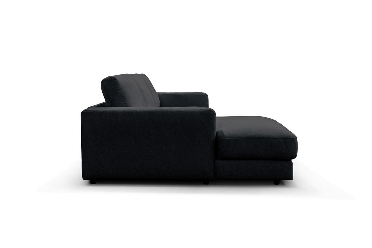 ECKSOFA VIGO Schwarz  - Schwarz, Design, Textil (172/303cm) - MID.YOU