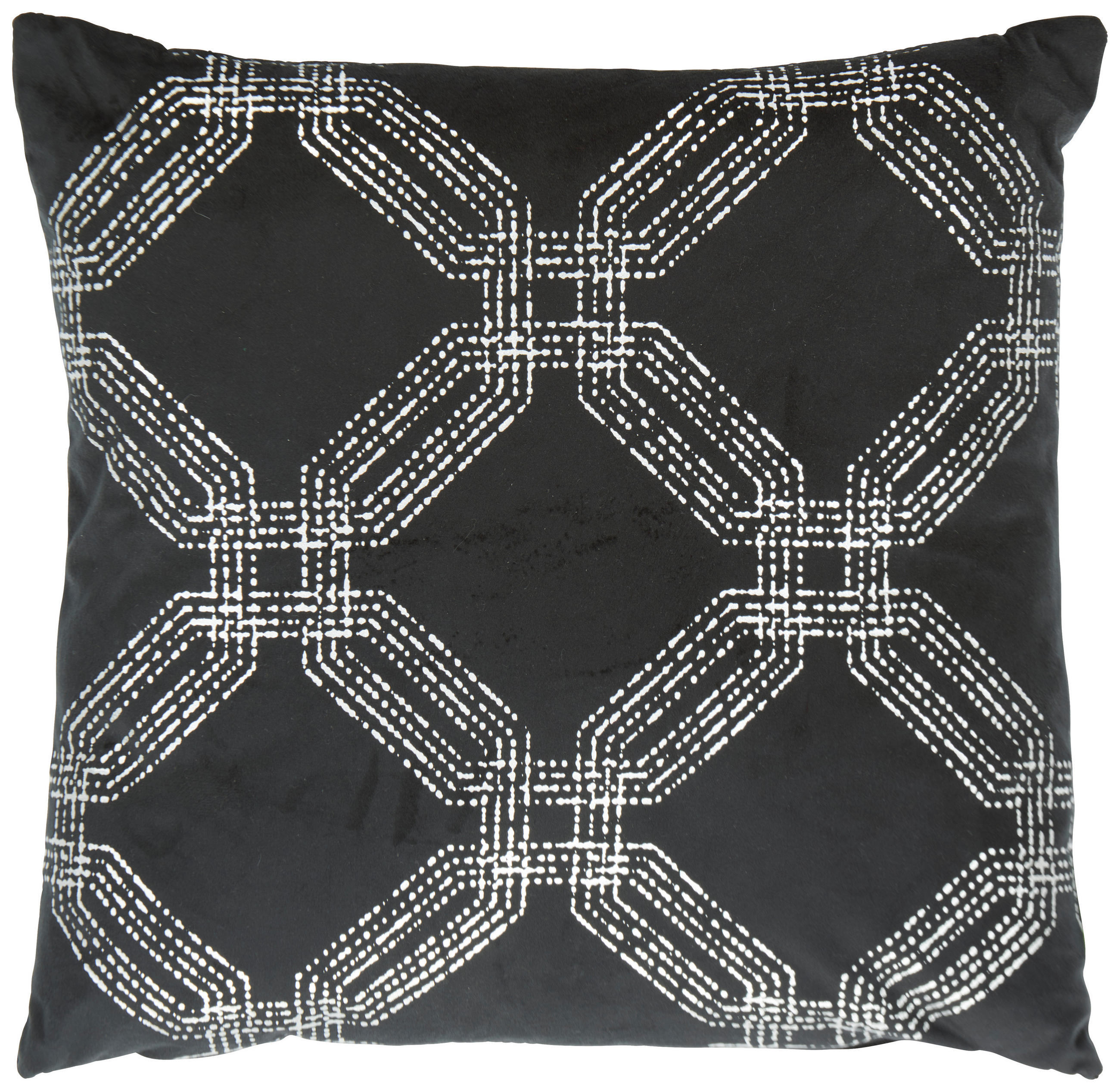 ZIERKISSEN  45/45 cm   - Schwarz, Trend, Textil (45/45cm) - Esposa