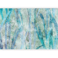 FOTOTAPETE  - Salbeigrün/Hellblau, LIFESTYLE, Textil (450/315cm) - artgeist