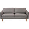 3-SITS SOFFA i grå  - grå/naturfärgad, Design, trä/textil (197/82,5/92cm) - Best Price