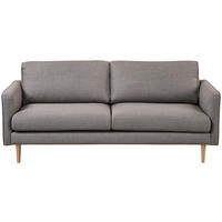 3-SITS SOFFA i grå  - grå/naturfärgad, Design, trä/textil (197/82,5/92cm) - Best Price