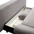 SCHLAFSOFA  in Webstoff Hellgrau  - Buchefarben/Hellgrau, KONVENTIONELL, Holz/Textil (205/86/94cm) - Carryhome