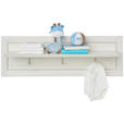 WANDBOARD Camron Grau, Weiß - Weiß/Grau, Natur, Holzwerkstoff (106,2/33,5/21,6cm) - My Baby Lou
