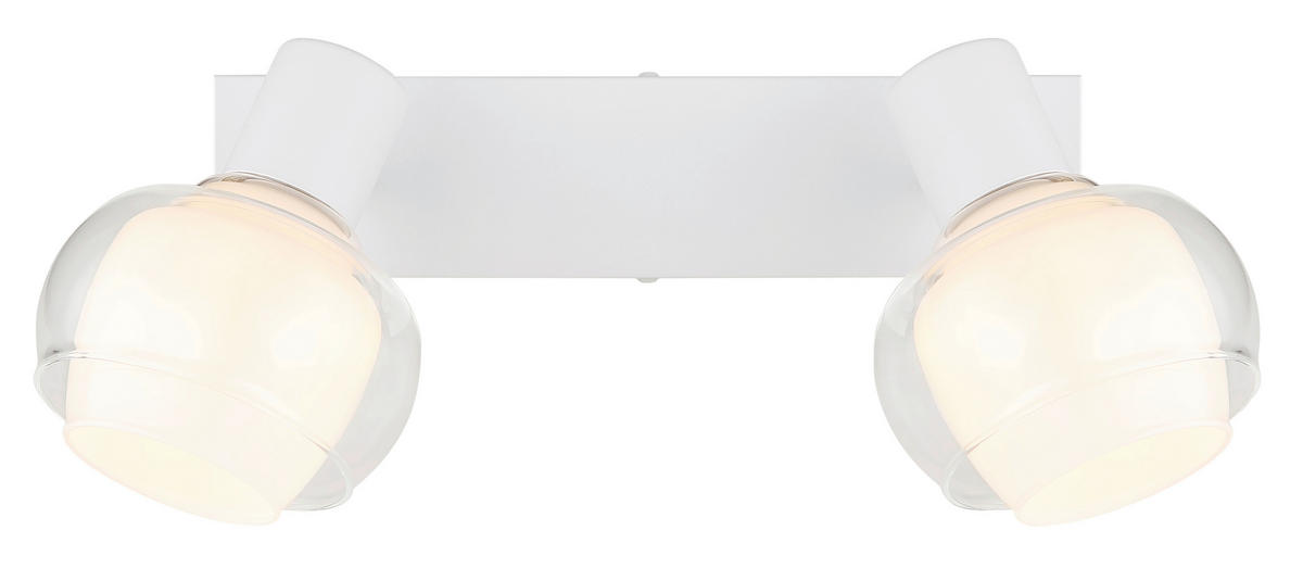 STRAHLER 26/10,5/13,5 cm   - Klar/Chromfarben, Design, Glas/Metall (26/10,5/13,5cm) - Globo