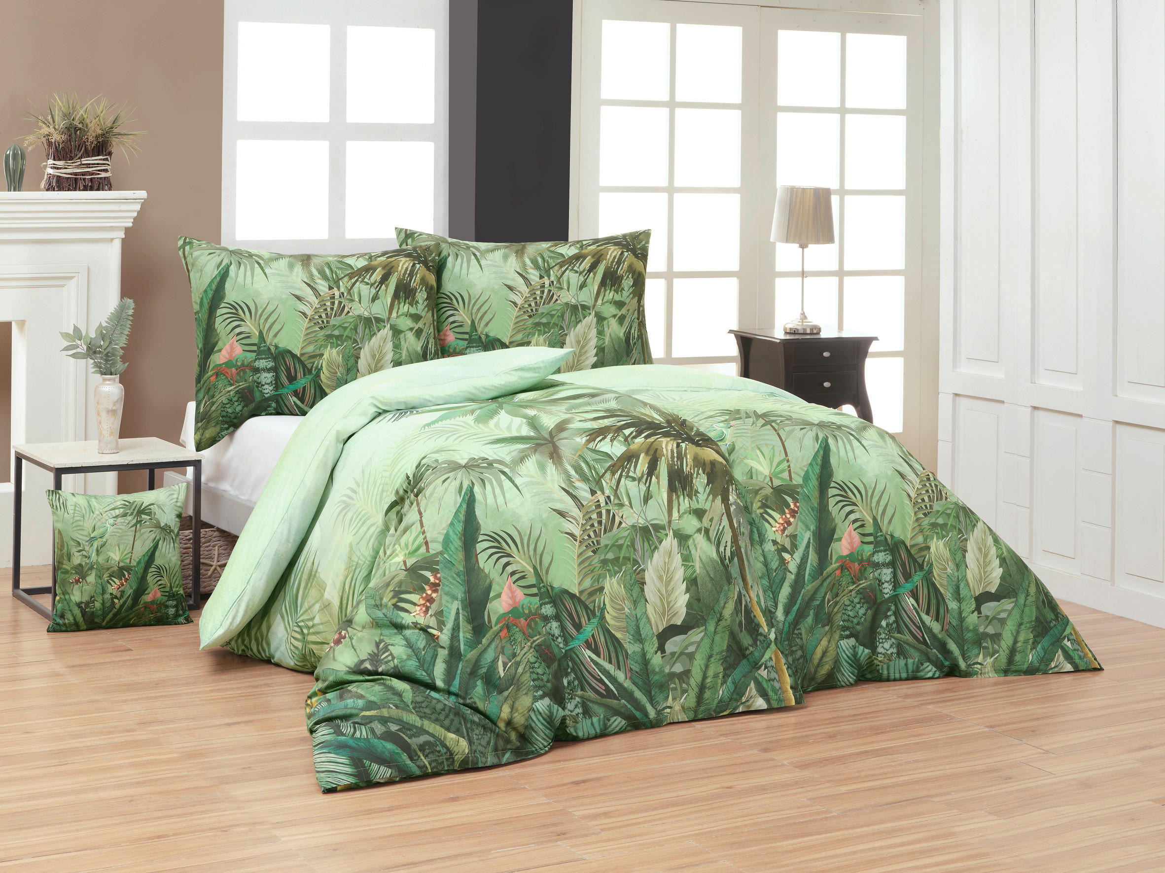 POSTEĽNÁ BIELIZEŇ, renforcé, svetlozelená, 140/200 cm - svetlozelená, Basics, textil (140/200cm) - Matejovsky