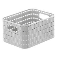 KOŠ bílá - bílá, Basics, plast (18,3/13,7/9,8cm) - Rotho