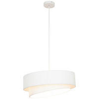 HÄNGELEUCHTE 50/122,5 cm   - Weiß, Trend, Textil/Metall (50/122,5cm) - Novel