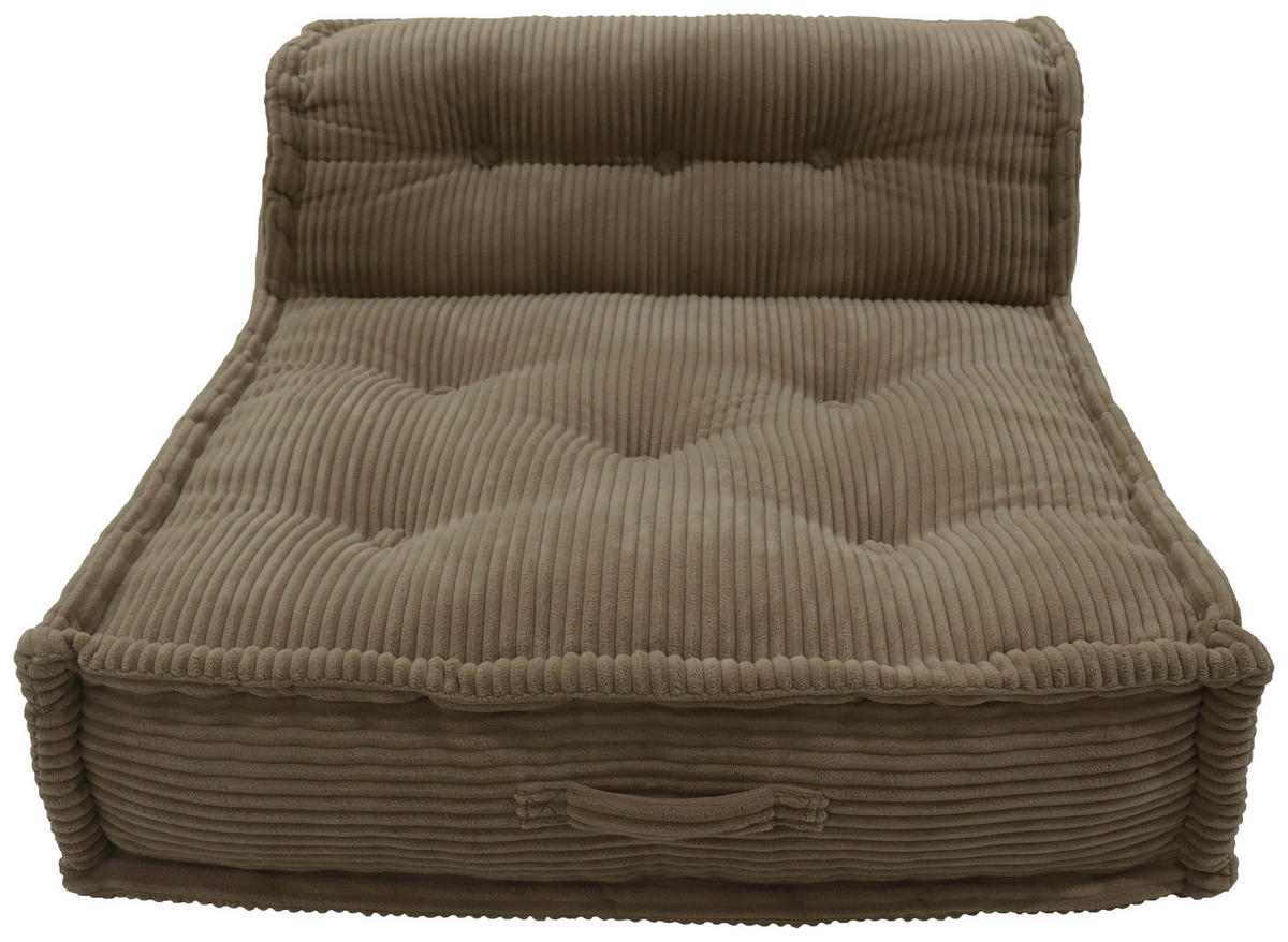 SOFAELEMENT FLEXI in Cord Beige  - Beige, Design, Textil (80/43/80cm) - P & B