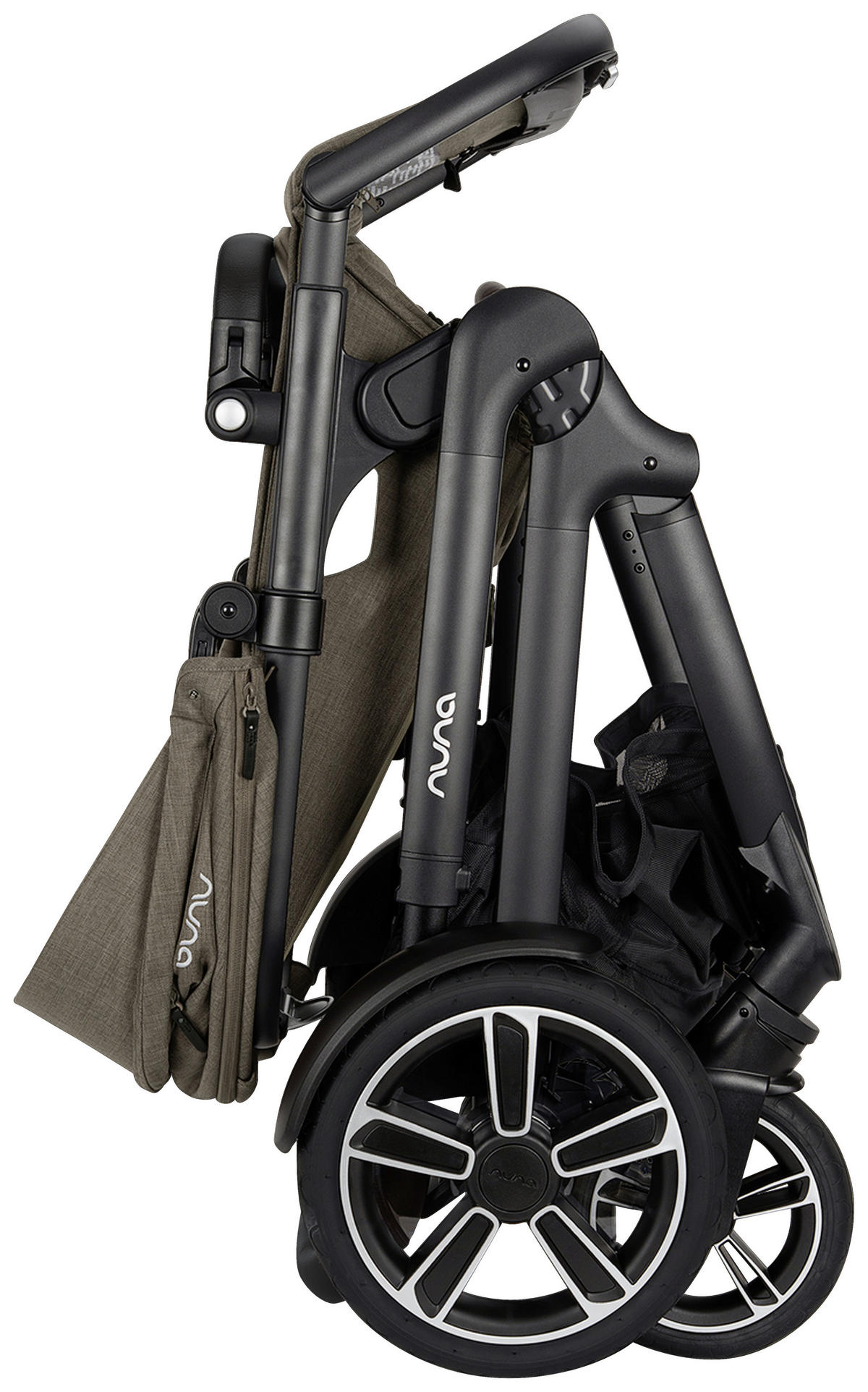 GESCHWISTERWAGEN Demi next  - Schwarz, Basics, Metall (63/123/83cm) - Nuna
