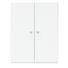 HÄNGESCHRANK - Chromfarben/Weiß, KONVENTIONELL, Holzwerkstoff (50/63/20cm) - Xora HÄNGESCHRANK - Chromfarben/Weiß, KONVENTIONELL, Holzwerkstoff (50/63/20cm) - Xora