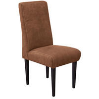 STUHL  in Mikrofaser  - Cognac/Beige, Konventionell, Holz/Textil (48/103/62cm) - Sit & More